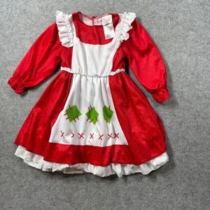 Inspirit Designs Strawberry Shortcake Toddler Costume Dress 3T 4T Red Polka Dot